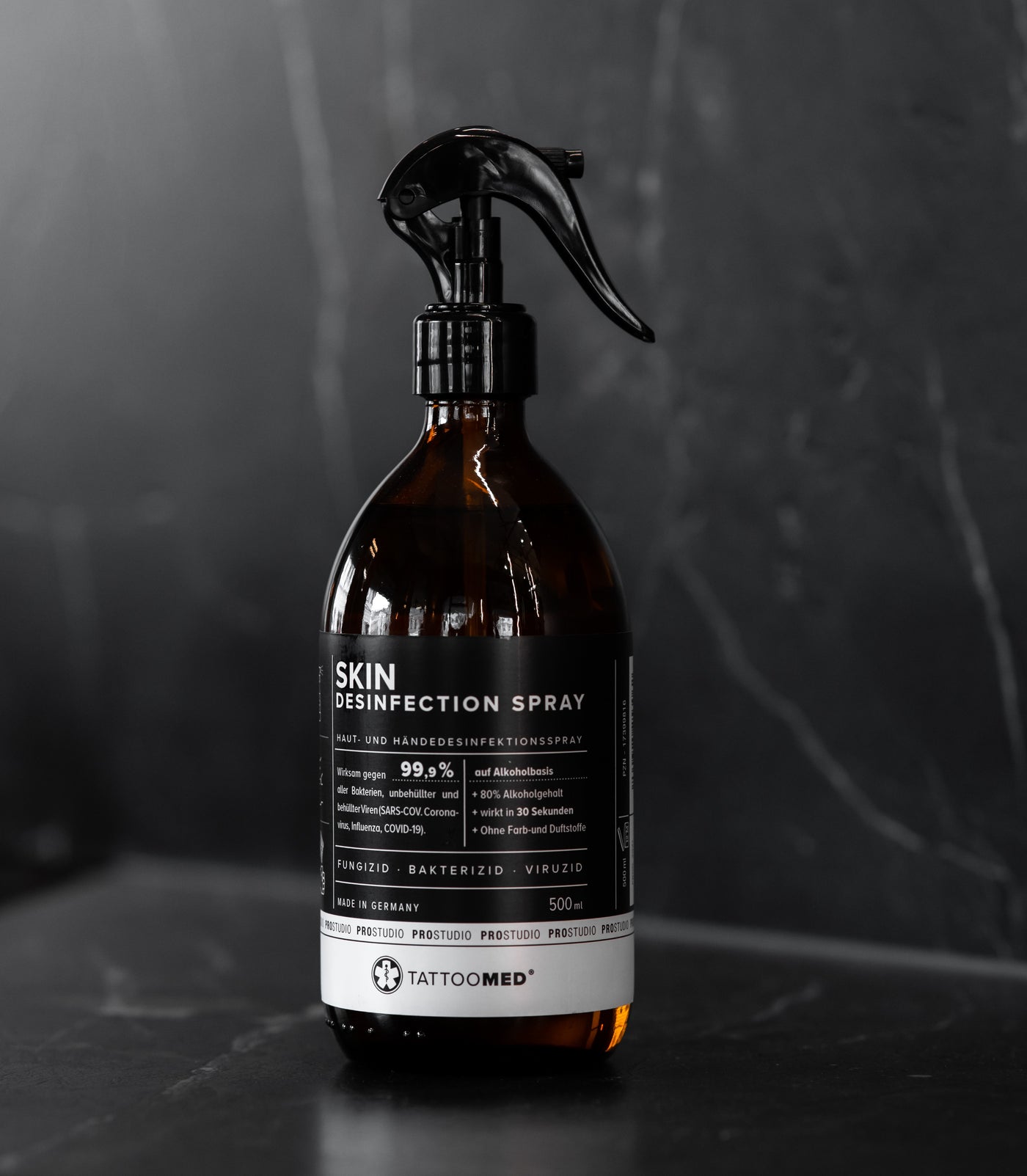TattooMed Skin Desinfection Spray 500 ml Bőr- és kézfertőtlenítő spray