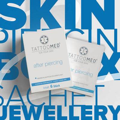 TattooMed® After Piercing Hygienetuch (Box 6 St.)-B2C - Piercing Series-TattooMed