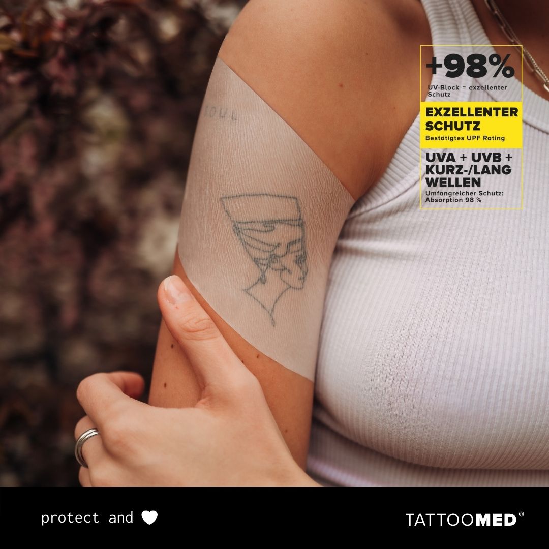 TattooMed® Protection UV Film Milky 1 tekercs (2m x 20 cm)