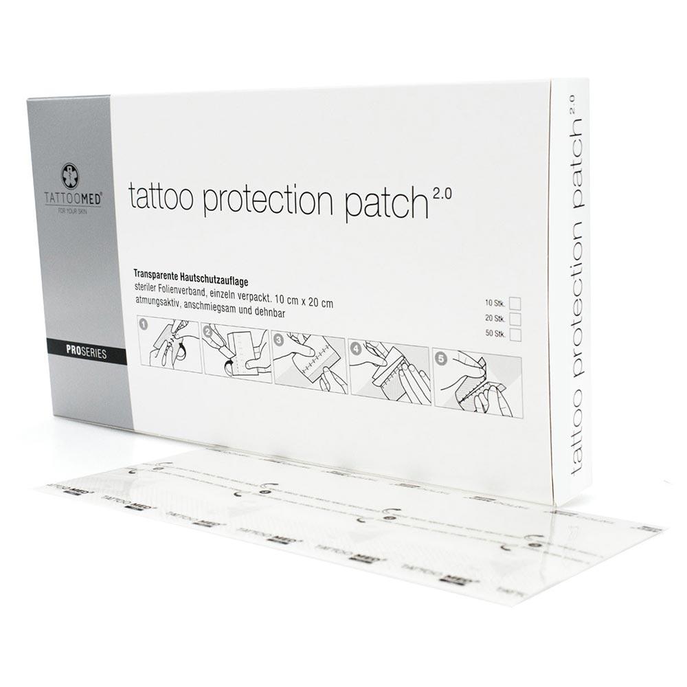 TattooMed® Tattoo Protection Patch 2.0 / 10 darab (20 x 10 cm)